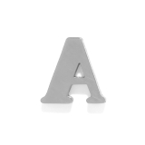 A | ステンレスピアス アルファベットイニシャルイングリッシュ英字文字かわいいクール | ボディピアス専門店凛RIN