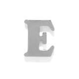 E | ステンレスピアス アルファベットイニシャルイングリッシュ英字文字かわいいクール | ボディピアス専門店凛RIN