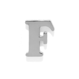 F | ステンレスピアス アルファベットイニシャルイングリッシュ英字文字かわいいクール | ボディピアス専門店凛RIN