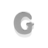 G | ステンレスピアス アルファベットイニシャルイングリッシュ英字文字かわいいクール | ボディピアス専門店凛RIN