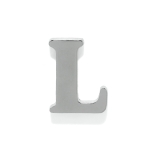 L | ステンレスピアス アルファベットイニシャルイングリッシュ英字文字かわいいクール | ボディピアス専門店凛RIN