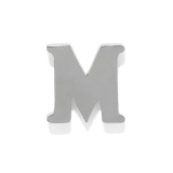M | ステンレスピアス アルファベットイニシャルイングリッシュ英字文字かわいいクール | ボディピアス専門店凛RIN