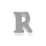 R | ステンレスピアス アルファベットイニシャルイングリッシュ英字文字かわいいクール | ボディピアス専門店凛RIN