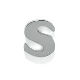 S | ステンレスピアス アルファベットイニシャルイングリッシュ英字文字かわいいクール | ボディピアス専門店凛RIN