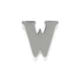 W | ステンレスピアス アルファベットイニシャルイングリッシュ英字文字かわいいクール | ボディピアス専門店凛RIN