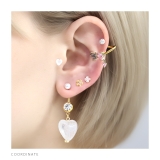 へそピアス かわいい ハートキャンディー飴ぷっくり | ボディピアス専門店凛RIN | 詳細画像4