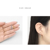 軟骨ピアス かわいい 鍵チャームジュエルkey | ボディピアス専門店凛RIN | 詳細画像6