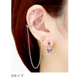 イヤーカフ ピアス チェーン | ボディピアス専門店凛RIN | 詳細画像5 