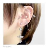 へそピアス かわいい クロス十字架ジュエルスタイリッシュ | ボディピアス専門店凛RIN | 詳細画像4