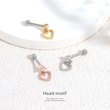 軟骨ピアス ハートかわいいジュエルキュービックジルコニア ボディピアス | ボディピアス専門店凛RIN | 詳細画像2