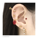 軟骨ピアス ハートかわいいジュエルキュービックジルコニア ボディピアス | ボディピアス専門店凛RIN | 詳細画像5