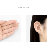 軟骨ピアス ハートかわいいジュエルキュービックジルコニア ボディピアス | ボディピアス専門店凛RIN | 詳細画像7