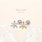 軟骨ピアス ジュエルトリニティ六花雪六星キュービックジルコニア ボディピアス | ボディピアス専門店凛RIN | 詳細画像2