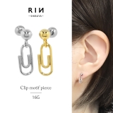 軟骨ピアス クリップclipピアス 文房具ステーショナリーストレートバーベル | ボディピアス専門店凛RIN | 詳細画像1 