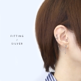 軟骨ピアス ジュエル月星 揺れるチェーンキラキラ | ボディピアス専門店凛RIN | 詳細画像4
