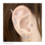 チャーム 和モダン大正ロマン薔薇揺れる飾り玉和柄 アレンジパーツ | ボディピアス専門店凛RIN | 詳細画像5