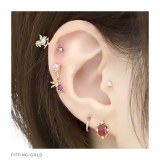 軟骨ピアス 木馬ロッキングホースペガサス アンテナヘリックスストレートバーベルボ… | ボディピアス専門店凛RIN | 詳細画像4 