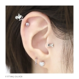 軟骨ピアス 木馬ロッキングホースペガサス アンテナヘリックスストレートバーベルボ… | ボディピアス専門店凛RIN | 詳細画像5 