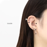 軟骨ピアス ハート黒天使の羽惑星ゴシックキュービックジルコニア ボディピアス | ボディピアス専門店凛RIN | 詳細画像4 