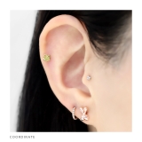 軟骨ピアス くまベアうさぎラビット顔フェイス小さめ可愛い ボディピアス | ボディピアス専門店凛RIN | 詳細画像6 