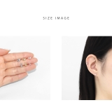 軟骨ピアス くまベアうさぎラビット顔フェイス小さめ可愛い ボディピアス | ボディピアス専門店凛RIN | 詳細画像8 