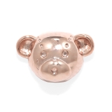 くま・ピンクゴールド | 軟骨ピアス くまベアうさぎラビット顔フェイス小さめ可愛い ボディピアス | ボディピアス専門店凛RIN