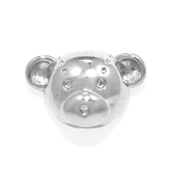 くま・シルバー | 軟骨ピアス くまベアうさぎラビット顔フェイス小さめ可愛い ボディピアス | ボディピアス専門店凛RIN