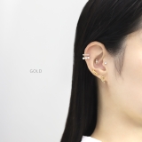 軟骨ピアス リボンチャーム付きバレエコアゆれるかわいい ボディピアス | ボディピアス専門店凛RIN | 詳細画像4 