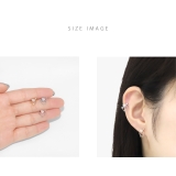 軟骨ピアス ハート矢アロー天使の矢可愛いカワイイチェーン ボディピアス | ボディピアス専門店凛RIN | 詳細画像7 