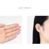 軟骨ピアス 星スタージュエルキュービックジルコニアチャーム揺れる ボディピアス | ボディピアス専門店凛RIN | 詳細画像7