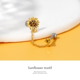 ボディピアス ひまわりフラワージュエルイエロー 金属アレルギーサージカルステンレ… | ボディピアス専門店凛RIN | 詳細画像2