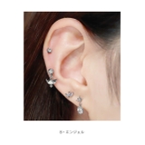 軟骨ピアス 天使悪魔ハロウィン翼羽ジュエル ボディピアス | ボディピアス専門店凛RIN | 詳細画像10 