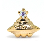 UFO・ゴールド | ボディピアス 宇宙飛行士 UFO | ボディピアス専門店凛RIN