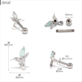 ボディピアス 鳥 ハチドリ | ボディピアス専門店凛RIN | 詳細画像8 