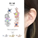 ボディピアス 宇宙 軟骨ピアス | ボディピアス専門店凛RIN | 詳細画像1 