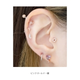 軟骨ピアス ハート ジュエル | ボディピアス専門店凛RIN | 詳細画像7