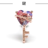 鍵・ピンクゴールド | 軟骨ピアス ハート ジュエル | ボディピアス専門店凛RIN