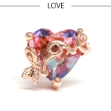 LOVE・ピンクゴールド | 軟骨ピアス ハート ジュエル | ボディピアス専門店凛RIN