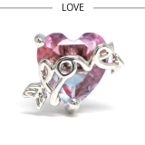 LOVE・シルバー | 軟骨ピアス ハート ジュエル | ボディピアス専門店凛RIN