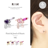 軟骨ピアス ピストルかわいいハート 拳銃 | ボディピアス専門店凛RIN | 詳細画像1 