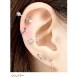 軟骨ピアス 雪 結晶 | ボディピアス専門店凛RIN | 詳細画像5 