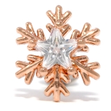 ピンクゴールド | 軟骨ピアス 雪 結晶 | ボディピアス専門店凛RIN