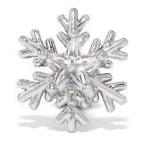 シルバー | 軟骨ピアス 雪 結晶 | ボディピアス専門店凛RIN