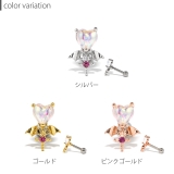 軟骨ピアス コウモリ ハート | ボディピアス専門店凛RIN | 詳細画像7 