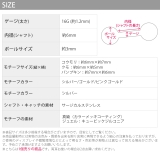 軟骨ピアス ボディピアス コウモリ | ボディピアス専門店凛RIN | 詳細画像23
