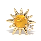 太陽・ゴールド | 軟骨ピアス お天気ＷＥＡＴＨＥＲ 雲傘太陽ジュエル | ボディピアス専門店凛RIN