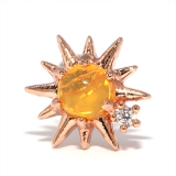 太陽・ピンクゴールド | 軟骨ピアス お天気ＷＥＡＴＨＥＲ 雲傘太陽ジュエル | ボディピアス専門店凛RIN