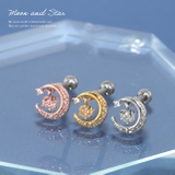 ボディピアス 月ムーンピアス 軟骨ピアス | ボディピアス専門店凛RIN | 詳細画像2