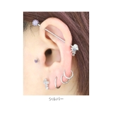 軟骨ピアスカメレオンかめれおん 爬虫類は虫類 キラキラオーロラ | ボディピアス専門店凛RIN | 詳細画像6