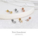 軟骨ピアス 花星フラワースタージュエルジルコニア小さめプチ ボディピアス | ボディピアス専門店凛RIN | 詳細画像2